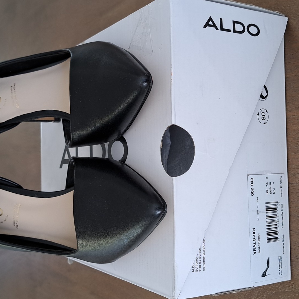 ALDO Vralg 001 Pointy Toe Pumps - Color: Black - Size: 7.5 - Picture 3 of 10